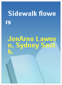 Sidewalk flowers