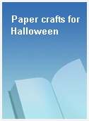 Paper crafts for Halloween