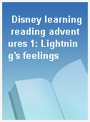 Disney learning reading adventures 1: Lightning