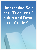 Interactive Science, Teacher