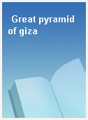 Great pyramid of giza