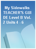 My Sidewalks  TEACHER