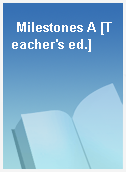 Milestones A [Teacher