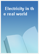 Electricity in the real world
