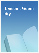 Larson : Geometry