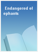 Endangered elephants