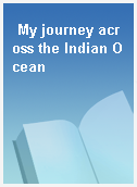 My journey across the Indian Ocean