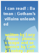 I can read! : Batman : Gotham