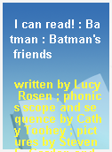 I can read! : Batman : Batman