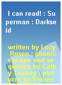I can read! : Superman : Darkseid