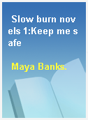 Slow burn novels 1:Keep me safe