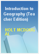 Introduction to Geography (Teacher Edition)
