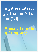 myView Literacy : Teacher