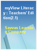 myView Literacy : Teachers