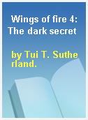 Wings of fire 4:The dark secret
