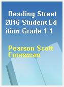 Reading Street 2016 Student Edition Grade 1-1