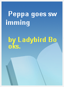 Peppa goes swimming